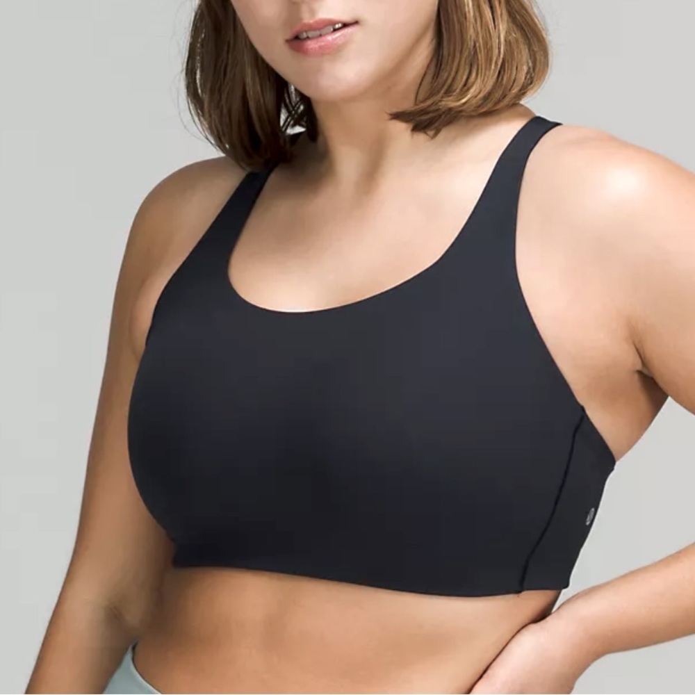 lululemon Energy bra high support black color size 40D Cross-Back Sports Bra NWT - Picture 2 of 12